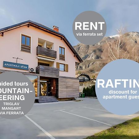 Apartments Skok With Rafting And Free Parking Bovec Εξωτερικό φωτογραφία